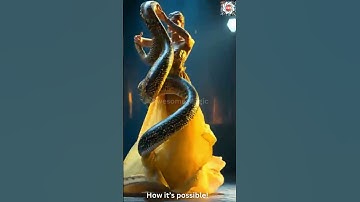 Shocking! A Woman Fuses with A Python on AGT #americagottalent #agt #magic #talent #shorts #trending