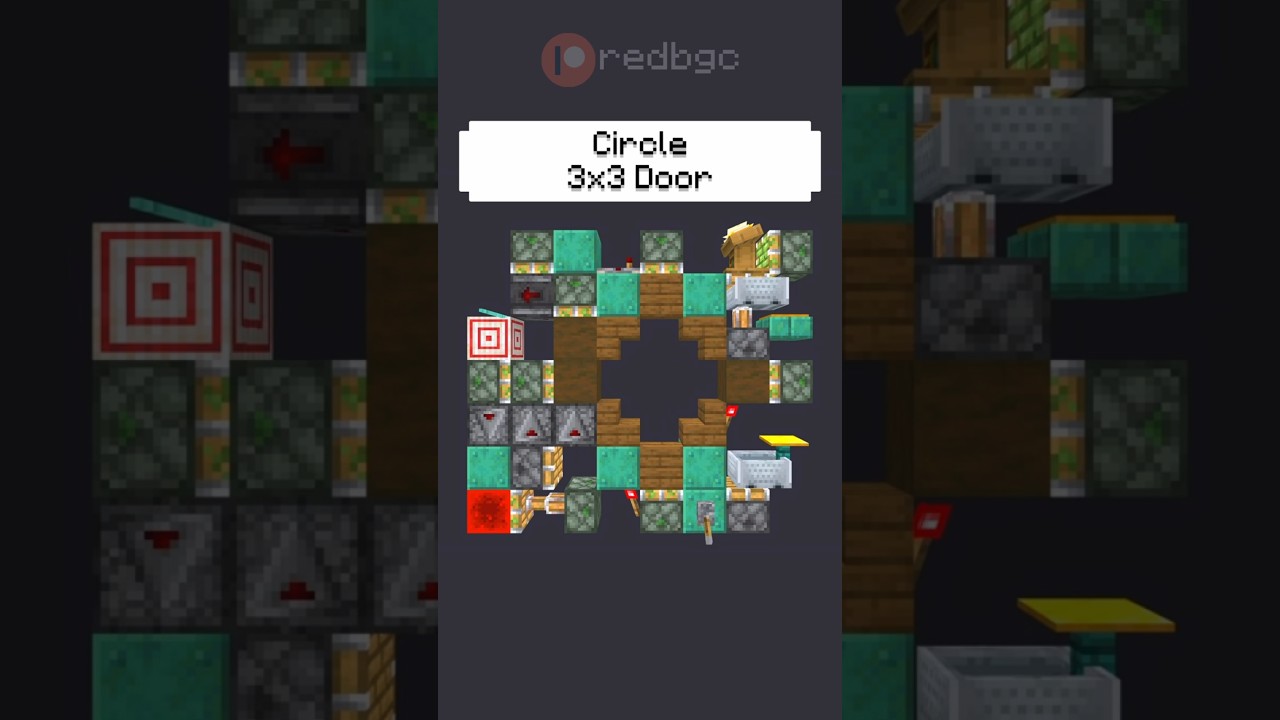 We made a 3x3 Circle Door! 