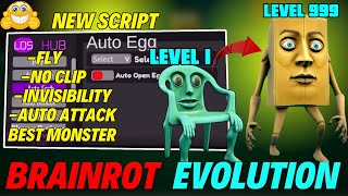 Brainrot Evolution Script | Auto Attack, Invisibility & More | Roblox Brainrot Evolution Script