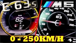 BMW M5 Competition 625 HP vs Mercedes E63s 612 HP winner is 