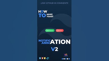 Toast notification design v2 #html #css #javascript #tailwindcss #webdesign