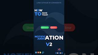 Toast notification design v2 #html #css #javascript #tailwindcss #webdesign