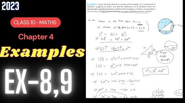 Class 10 Maths Chapter 4 Example-8,9 |  Quadratic Equations | CBSE | NCERT