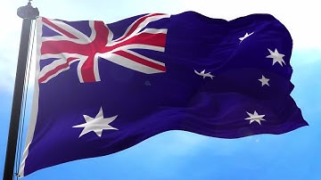 Australian Flag Animation Motion Graphics