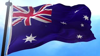 Australian Flag Animation Motion Graphics