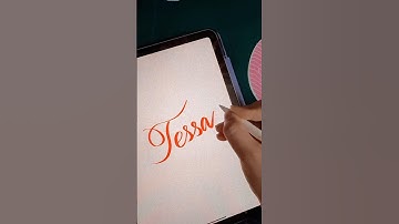 Which name should I write next? ✍️Comment down below💕 Digital Handlettering on Procreate App