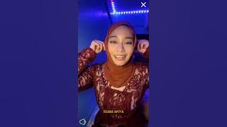 Live Hijab Comel edisi Kebaya Merah 💦