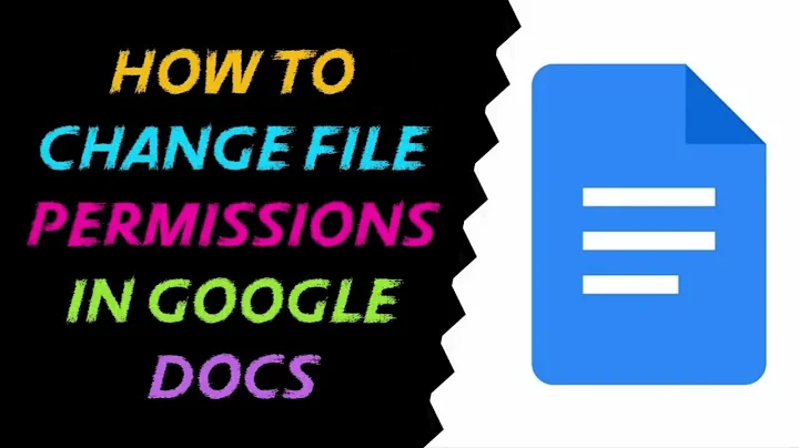 How to Change File Permissions In Google Docs