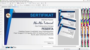 Cara Mudah Membuat Sertifikat dengan CorelDRAW Part 1
