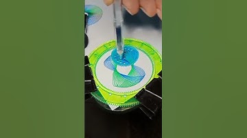 Circular Motion Satisfying Spirography relaxing asmr mesmerising sound #shorts #spirograph