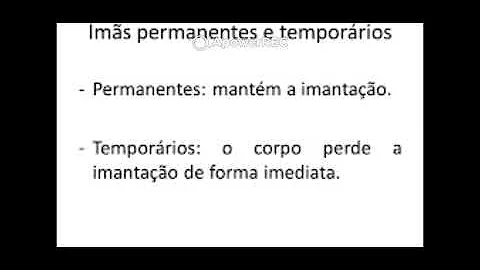 Como podemos criar um ímã temporário?