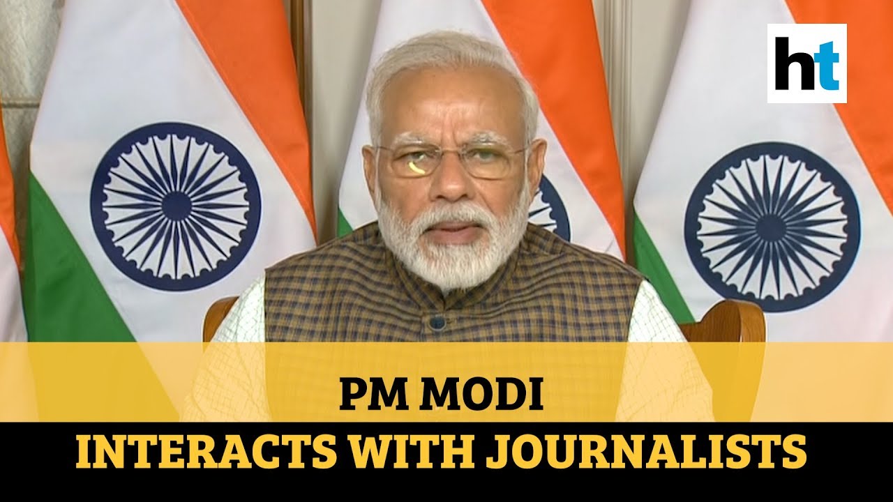 Watch: PM Modi interacts with journalists amid coronavirus threat - YouTube