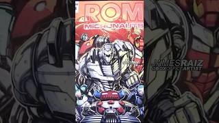 Drawing a ROM / MICRONAUTS Cover!