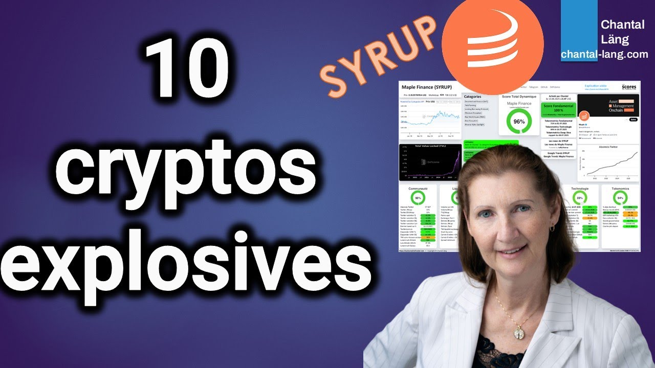10 cryptos explosives (bullish Maple Finance SYRUP)