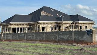 Building in Ghana Floating stairs & Perimeter wall plastering |Ep-66 | Project Noah #brightandclara
