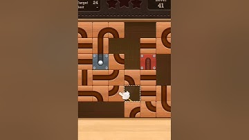 Roll the Ball slide puzzle Moving J Pack Level 41 Solution
