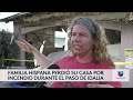 “Nos quedamos sin nada”: Familia hispana lo perdió todo por un incendio tras el paso del huracán Ida