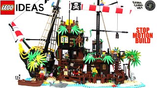 LEGO 21322 レゴ  赤ひげ船長の海賊島 Pirates of Barracuda Bay 海賊船 Pirate Ship アイデア idea コマ撮り STOP MOTION BUILD