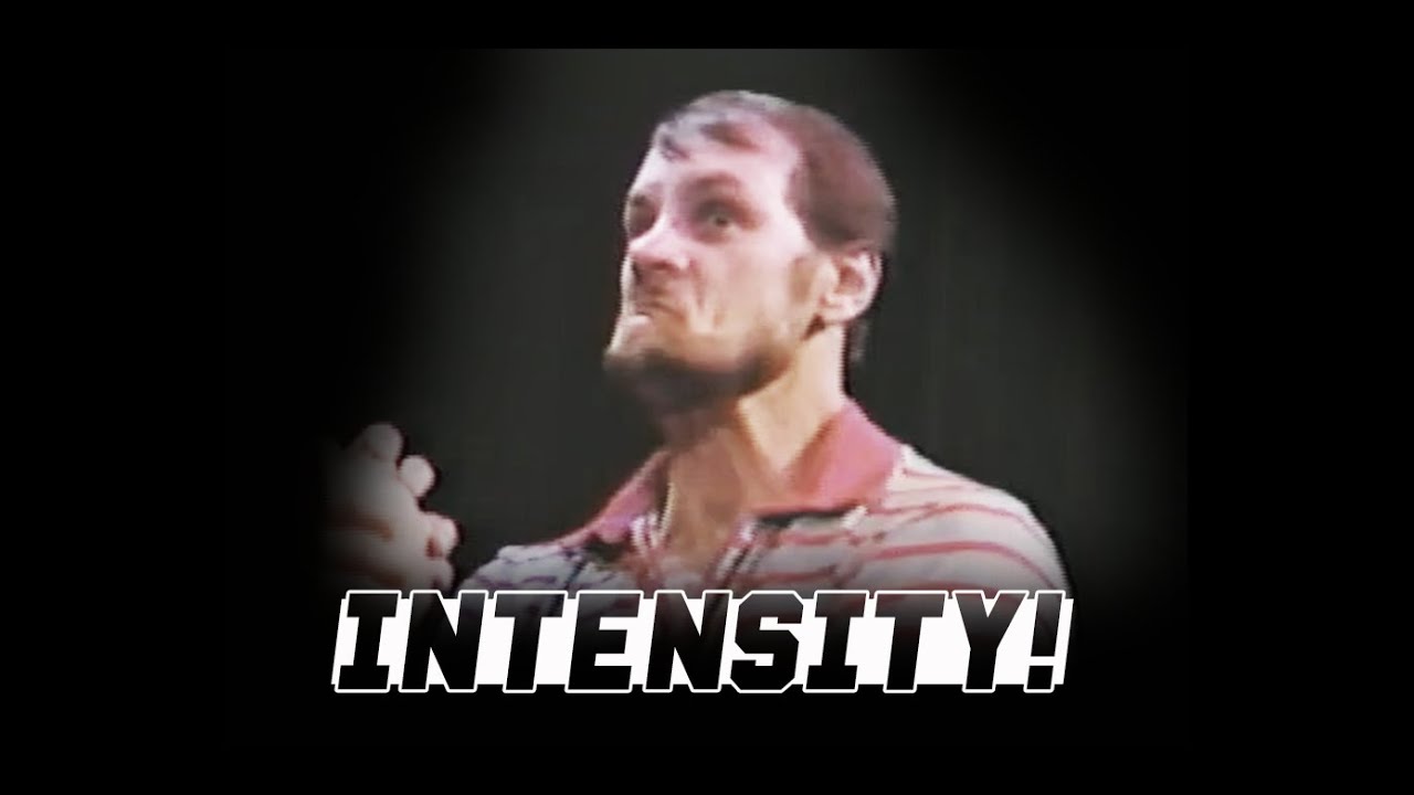 GAME FACE! Allen Fisher shows his classic armwrestling intensity