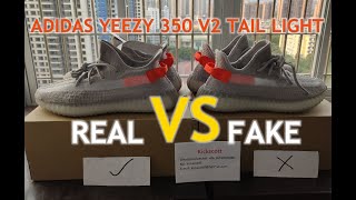 REAL VS FAKE  Yeezy Boost 350 V2 Tail Light Watch Before You Buy