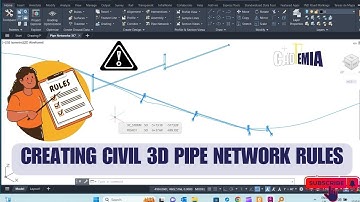 3. CREATING CIVIL 3D PIPE NETWORK RULES (Video 3/7)