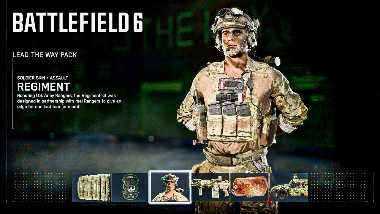Cod 6 Ranger Battlefield 6 Lead the Way Pack | 75th Ranger Regiment Inspired Bundle ...