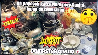 DUMPSTER DIVING ??MEGA JACKPOT ‼️GRABE UN TAPON PAG GANITO ANG MAPULOT KAHIT MA LATE SA WORK ?‼️