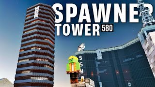 Skyscraper MOB SPAWNER! - Let's Play Minecraft 580