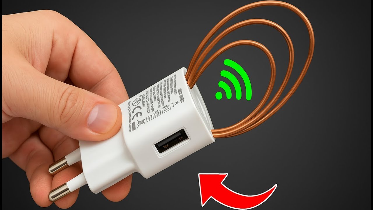 Samsung не покажет это — антенна, скрытая в зарядке! 🔥📡