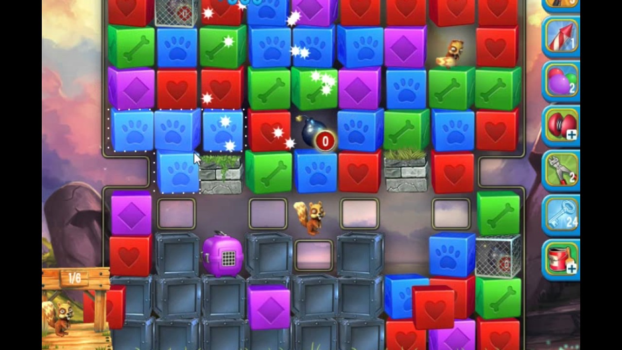 Pet Rescue Saga level 1664 no boosters 😈 ►TOBIAS DEAMON◄