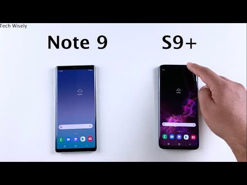 SAMSUNG Note 9 vs S9 Plus - SPEED TEST in 2021