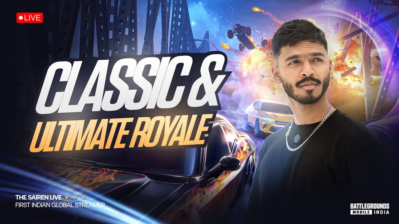 BGMI Classic & Ultimate Royale Gameplay | Tamil | thesairenlive 