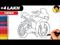 How to draw ktm bike step by step for beginners  ktm rc200 drawing  bike drawing