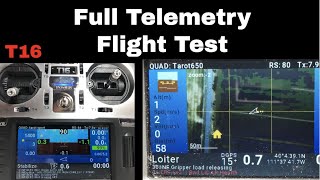 Full Yaapu Telemetry Flight Test (Jumpert T16)