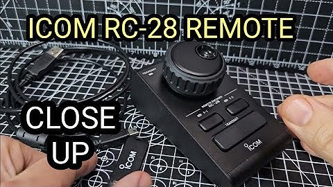 ICOM RC-28 , REMOTE VFO CLOSE UP