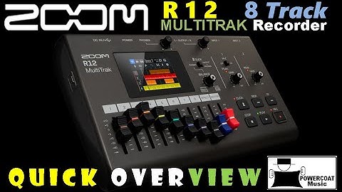 ZOOM R12 MultiTrak Recorder: Quick Overview