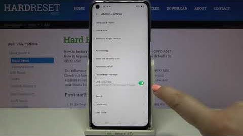 How to Enable OTG Connection on OPPO A54 – Open Developer Mode