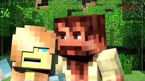 Minecraft Animated Short   Making My Way Downtown With My Bitch