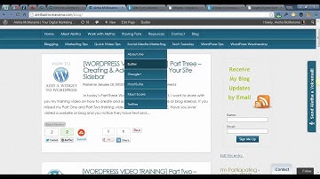 WordPress Training Video - Adding Web Forms to Your Site Sidebar