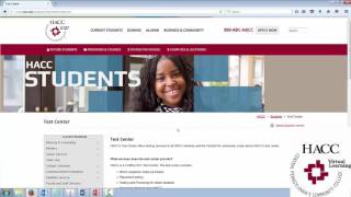 HACC Virtual Learning Student Success- Testing & Proctoring Information