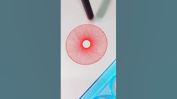 how many rotations did the pen make in total? ?? #spirograph #2025 #shorts#youtubeshorts