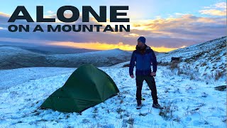 Sub Zero MOUNTAIN Camping - SNAEFELL IOM Winter 🥶 Naturehike Cloud up 2 WildcampingLL