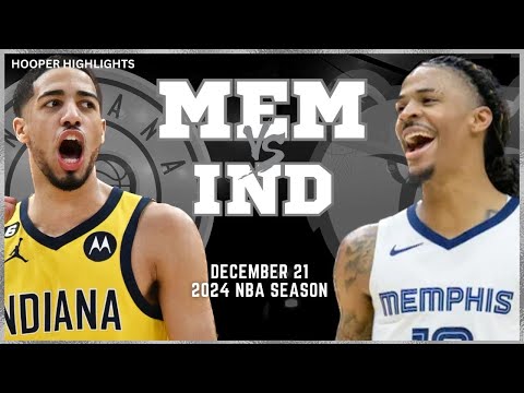 Memphis Grizzlies vs Indiana Pacers Full Game Highlights | Dec 21 | 2024 NBA Season