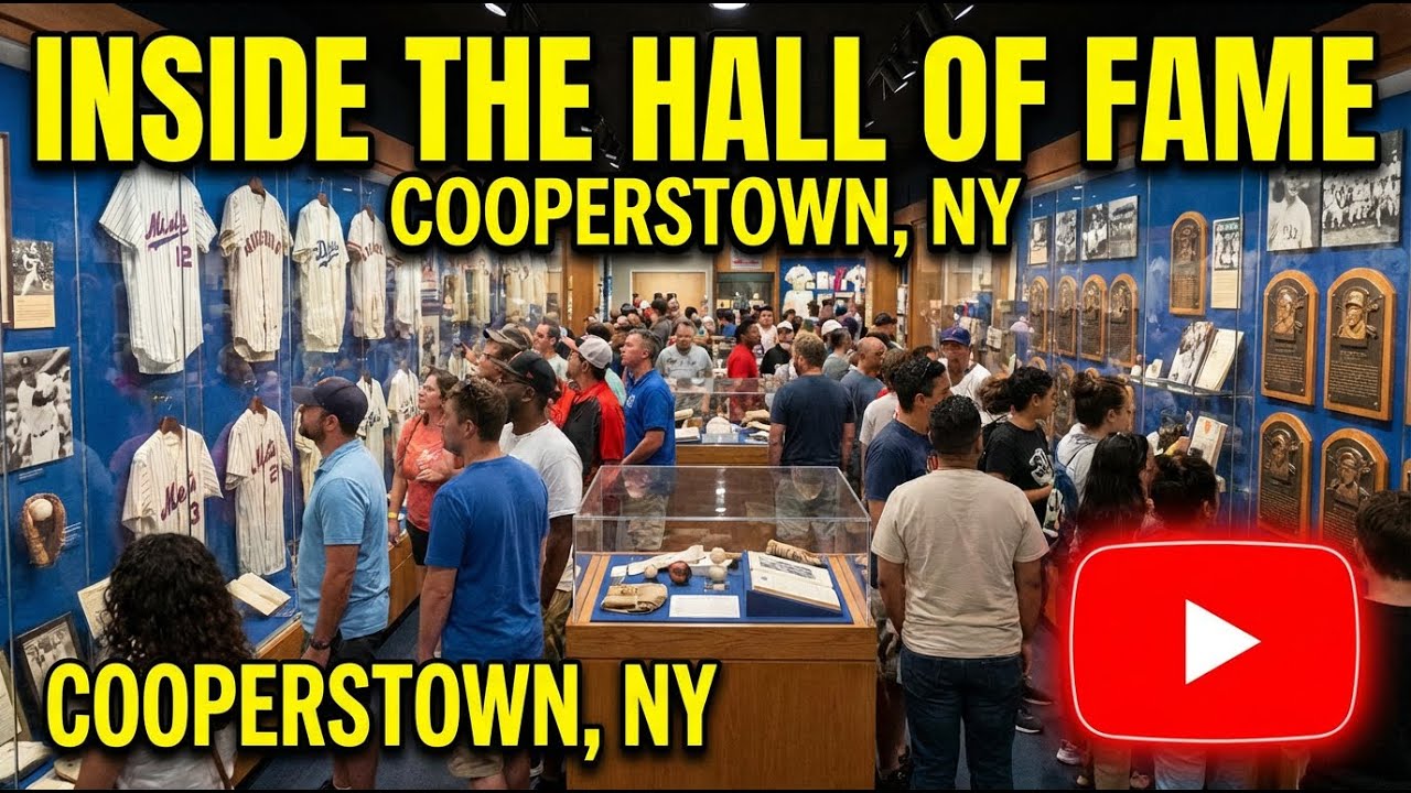 Inside National Baseball Hall of Fame and Museum - Cooperstown, New ...