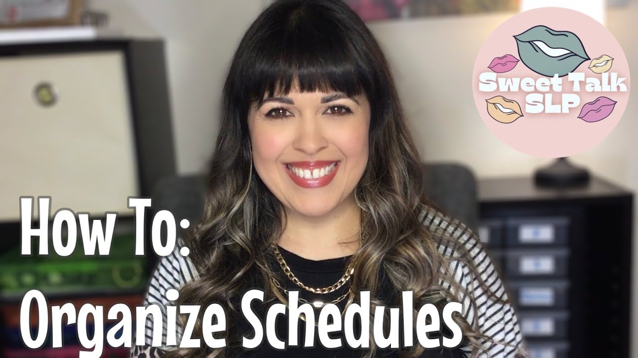 Sweet Talk SLP | SLP How-To: Organize Schedules | Recommended Planners | Fall 2021