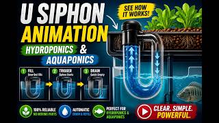 U Siphon Animation: How It Works for Hydroponics and Aquaponics