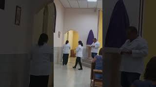 #fe Quinta feira a noite fui adoração na igreja ⛪️ Santa Isabel