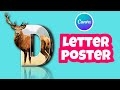 Letter poster design  canva tutorial