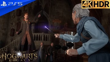 Learning Expelliarmus Spell in Hogwarts legacy | 4K HDR 60 FPS | PS5 Gaming