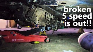 Subaru WRX 5sp Gearbox Removal